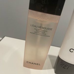 CHANEL LA MOUSSE Anti-Pollution Cleansing Cream-to-Foam and L’EAU DE MOUSSE